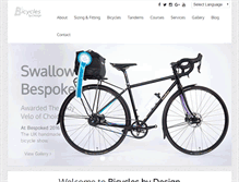 Tablet Screenshot of bicycles-by-design.co.uk
